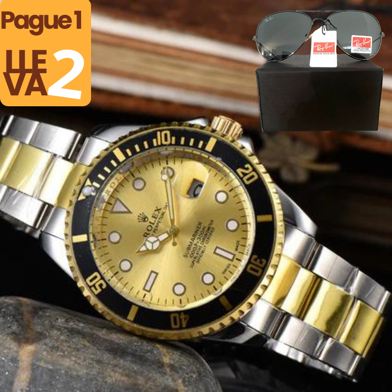 COMPRA 1 E LLEVA 2 - 1x ROLEX SUBMARINER + 1x GAFAS RAYBAN - Oferta por tiempo limitado